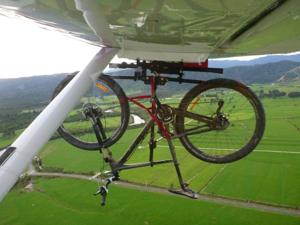 Don't worry, its securely attached. After all, I love my bike!