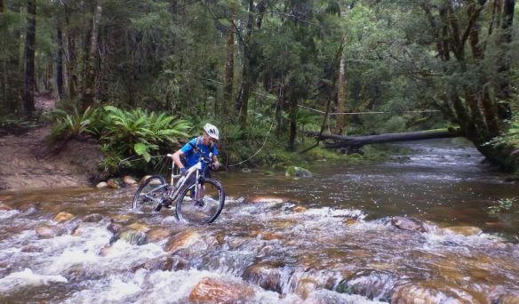 No shortage of water on the Old Ghost Road Trail!