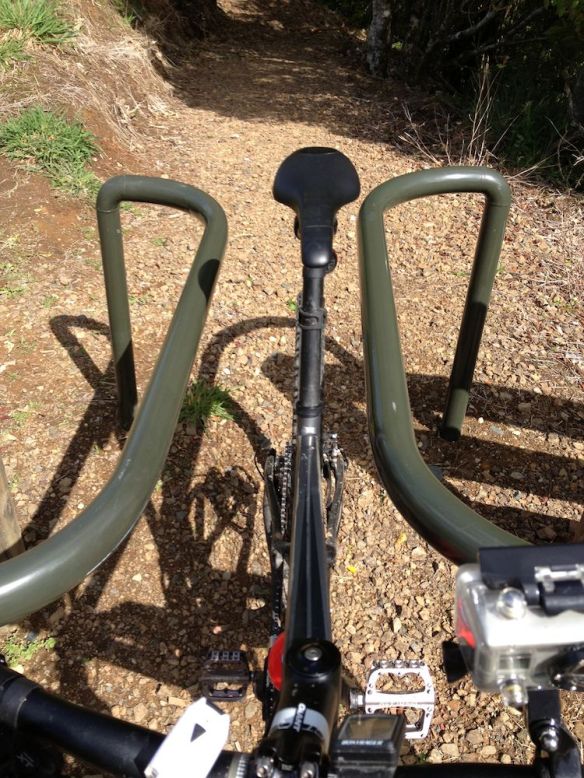 The Kiwis use this invention to prevent motor vehicles abusing the well prepared trials