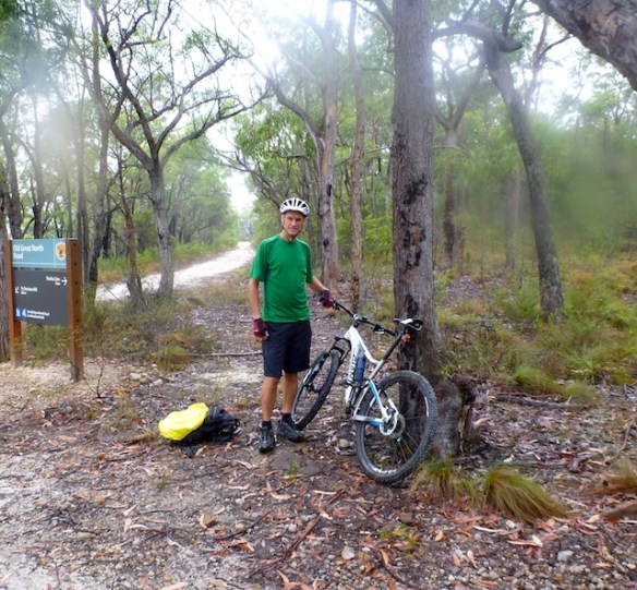 Trail in the background morphs into the 10kms of rock garden and single track. Many thanks to our convict forefathers