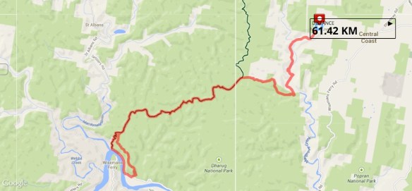 The route we took this time round gives you a double dose of rock garden\single track, some 20kms in total!