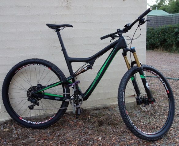 Ready for its first taste of single track