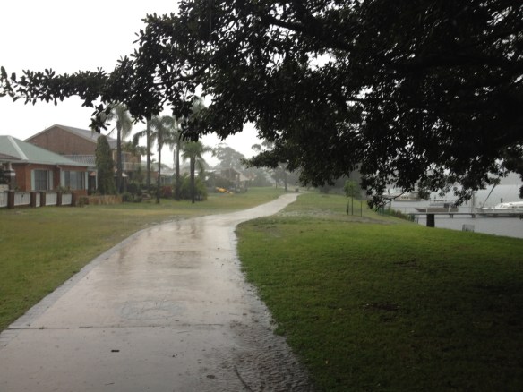 Bike path alongside Brisbane Waters near Woy Woy felt like an extension of Brisbane Waters!