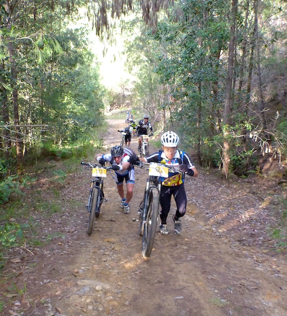 I thought I would feel better bout pushing my bike up this hill if I had evidence that nearly everyone else was doing the same whether they had granny gears or not!