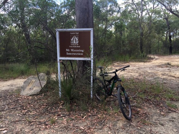 Almost half way - significance on this day was that Paul took a detour and I waited here long enough to devour some substance while the mosquitos and march flies devoured me. Just as I was wondering what my next move should be, Paul turned up. He'll do anything to squeeze in a few my kilometres that boy!